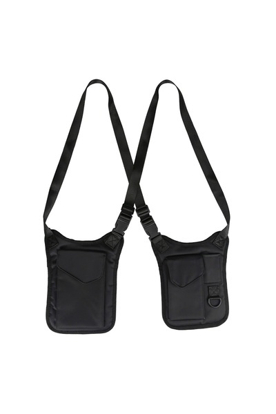 Choice B Nylon Backpack Portable Leather/Nylon Underarm Wallet Anti-Theft Hid...