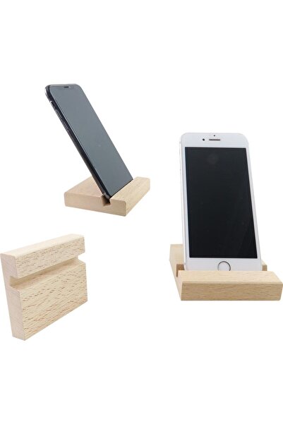 Royal Hediyelik Ahşap Telefon ve Tablet Tutucu, iPhone, Samsung, Xiaomi uyuml...