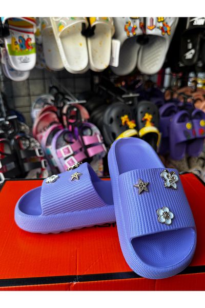 mikam Girl's Stone New Season Quality Eva Comfortable Slippers\Beach Slippers