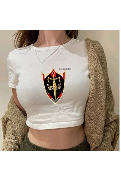 Minga London Bela plava zaključana bastard bluza - minga london