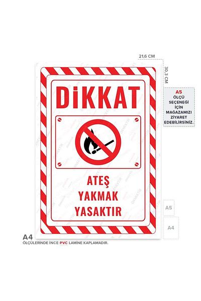 Posterya Ul02645-A4 - It Is Forbidden to Shoot Fire Warning Sign (21.6×30.3cm)