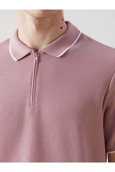 LC Waikiki Tricou cu mânecă scurtă cu gât polo LCW Vision pentru bărbați