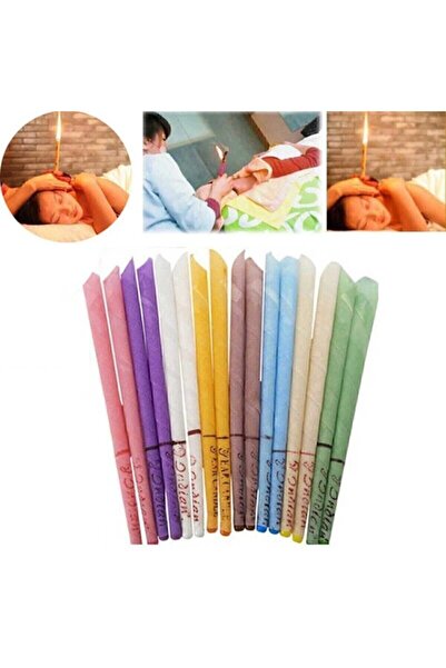 QesQin Kulak Temizleme Mumu Doğal Bitkisel Konik Mum 5 çift