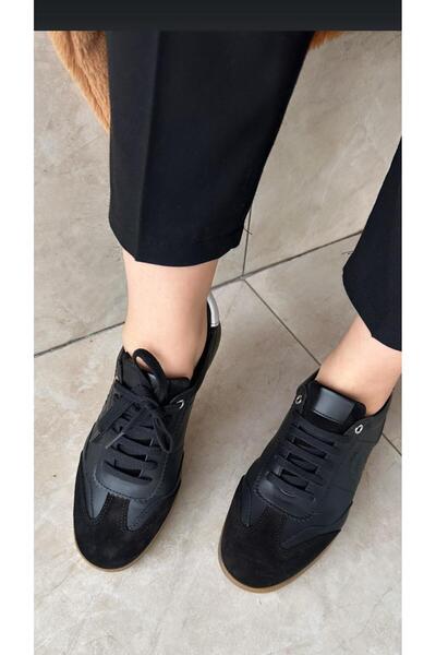 Mammamia 550 Hakiki Deri Kauçuk Taban Kadın Sneaker Ayakkabı