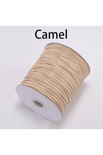 Choice حبل قطني مشمع كوري بطول 0.5 مم (10 أمتار) من كاميل، 10 أمتار/مجموعة، ح...