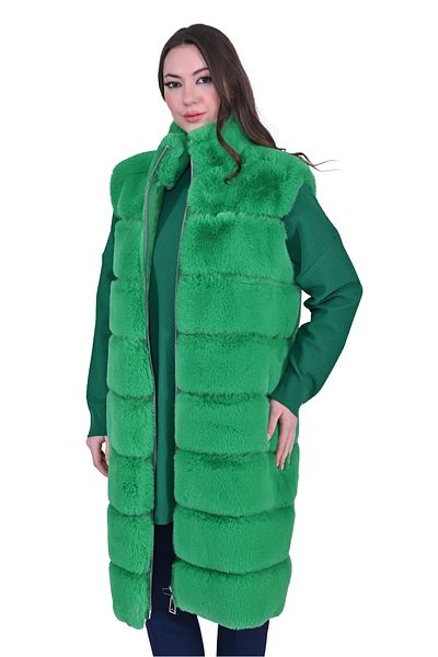 Invee Invee 6716 Faux Fur Vest