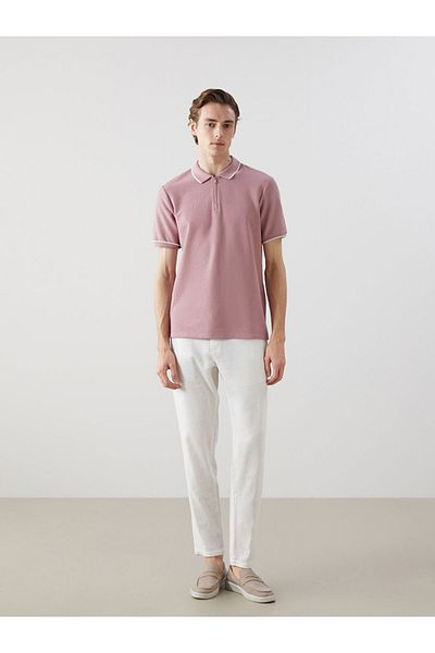 LC Waikiki Tricou cu mânecă scurtă cu gât polo LCW Vision pentru bărbați