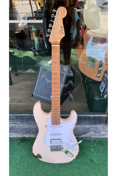 3M Atölye Relic Elektro Gitar HSS Manyetik Eskitme Tasarım Elektro Gitar