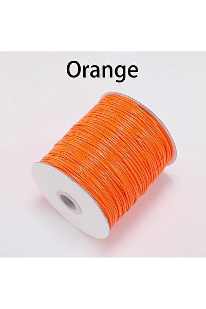 Choice 1.5 مم (10 أمتار) برتقالي 10 أمتار/مجموعة من حبل قطني مشمع كوري، حبل خ...