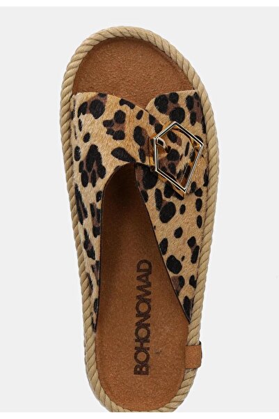 Bohonomad 2025 Noul sezon Casablanca Papuci pentru femei Leopard