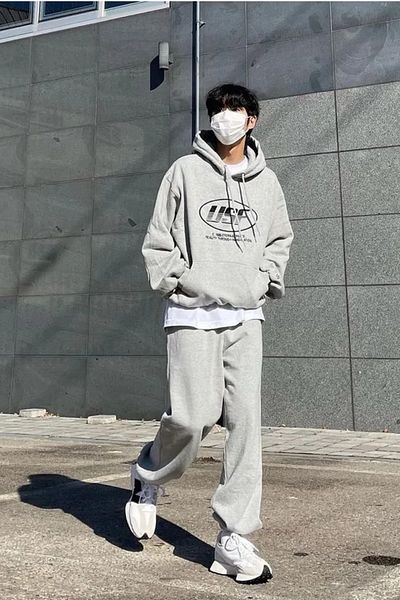 vladivosto Extra Loose Casual Loose Leg Vortex Fabric Καλοκαιρινό Plus Size Φαρδύ Oversize Φούτερ