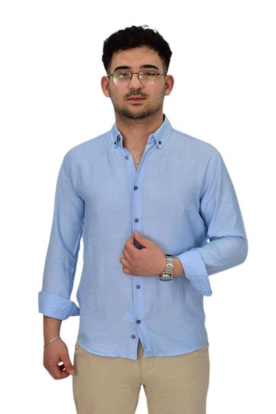 DYNAMO Men's Sports Shirt Regular Fit 9646 Bgl-St04411