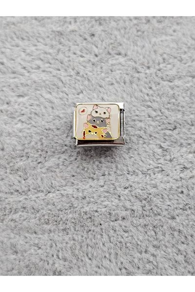 SiestaAccessories Italian Cat Themed Bracelet Charm