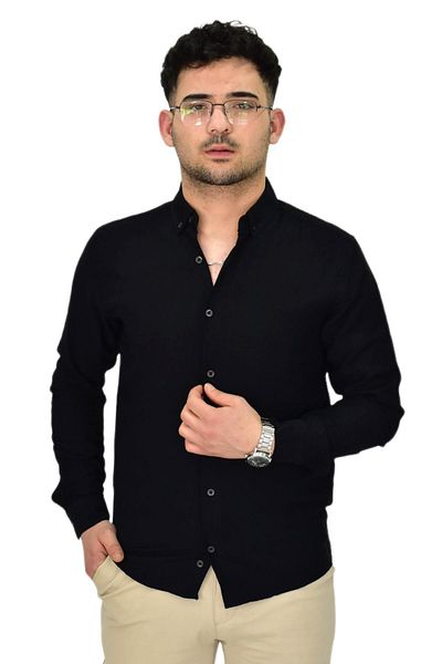 DYNAMO Men's Sports Shirt Regular Fit 9646 Bgl-St04411