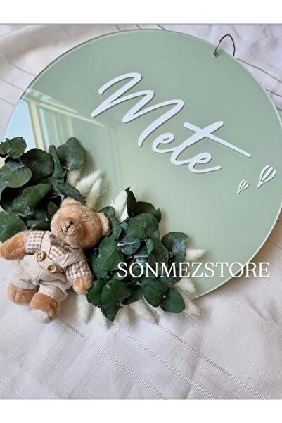 SONMEZSTORE Bebek Kapı Süsü,Pileksi Kapı Süsü,Tasarım Kapı Süsü