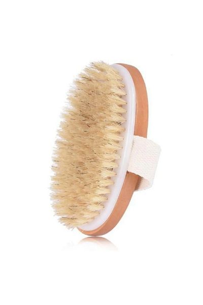 The light Beauty Natural Horsehair Brush Cellulite Brush
