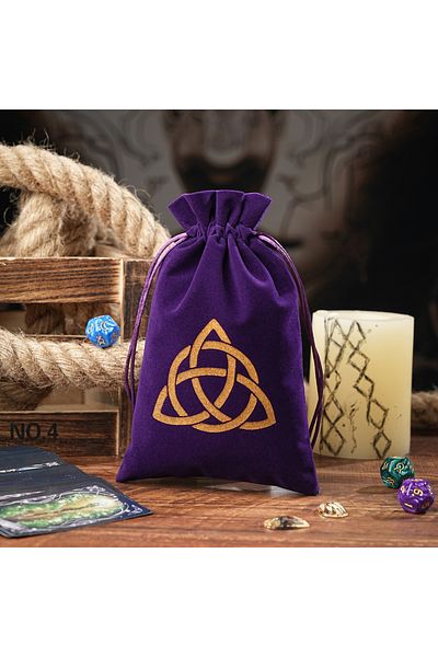 Choice Large 14x22cm N 1pc 14x22cm Large Size Velvet Moon Phase Tarots Cards Storage Bag Jewelry Pouch Trav