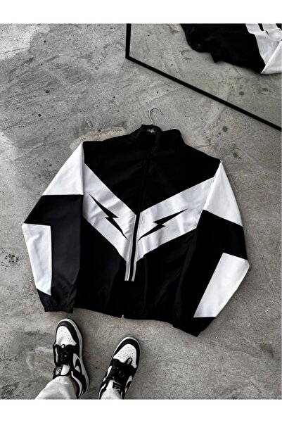 RELAX MODA Pelerină de ploaie și jachetă antivânt unisex din țesătură parașut...