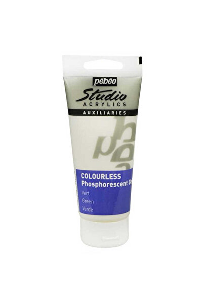 Pebeo Studio Akrilik Boya 100ml Phosphorescent 832-117 Transparent Green