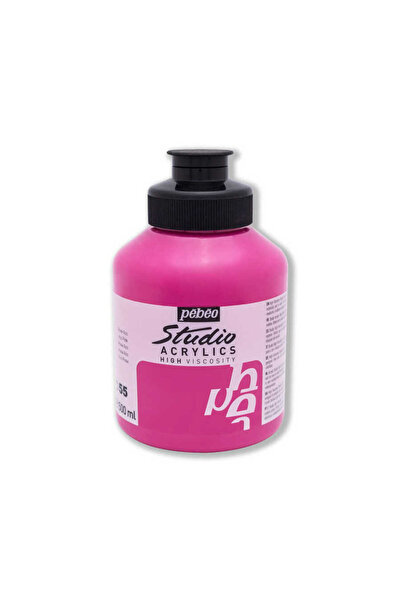 Pebeo Studio Akrilik Boya 500ml Kavanoz 171-55 Azo Pink