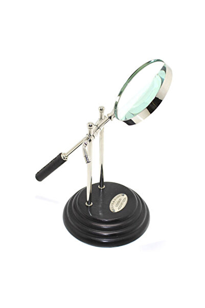 Lama عدسة مكبرة نحاسية مع حامل