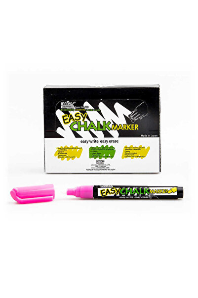 Marvy Tebeşir Markör - Pembe Fosforlu