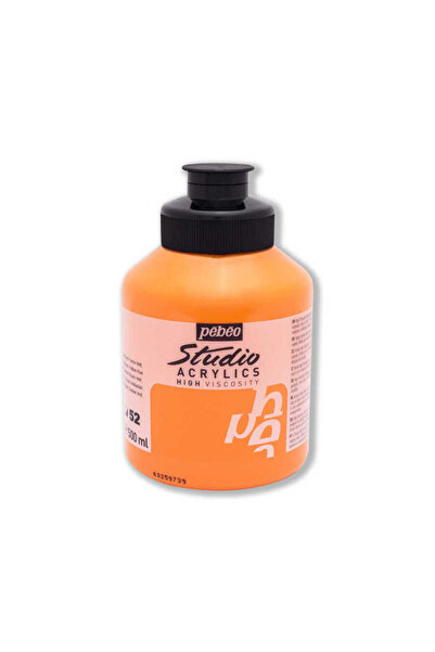 Pebeo Studio Akrilik Boya 500ml Kavanoz 171-52 Dark Cadmium Yellow