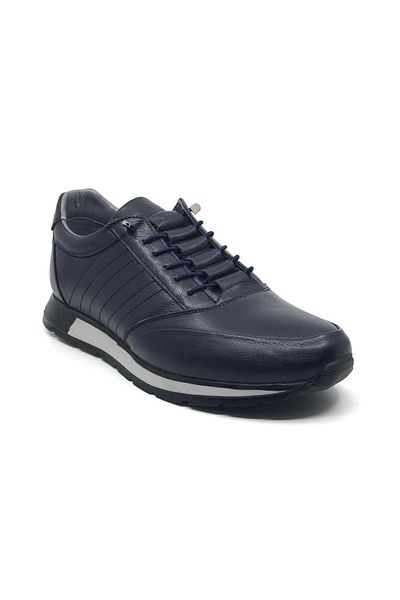Taşpınar Ayakkabı 100% Leather Orthopedic Men's Daily Smart Laced Large Size Shoes 45-48