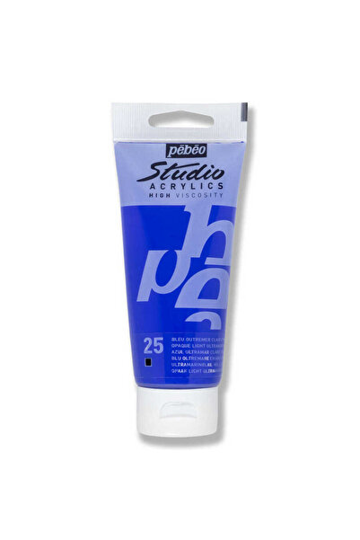 Pebeo Studio Akrilik Boya 100ml - 25 Light Ultramarine Blue