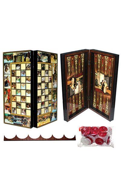 TTT Specially Designed Ottoman Backgammon