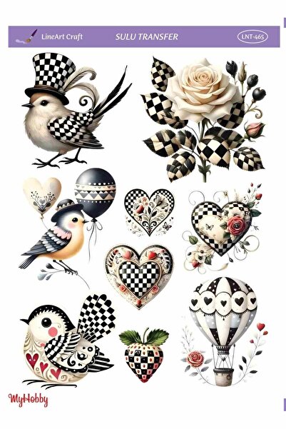 LİNEART Lineart Sulu Transfer No:LNT465 25x35cm