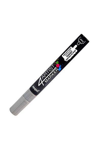 Pebeo 4artist Oil Based Marker 4mm Silver