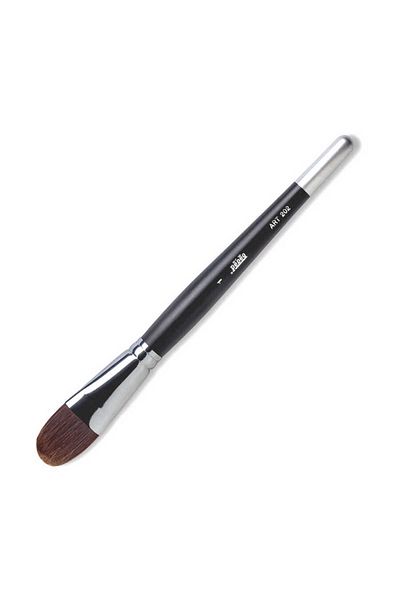 Pebeo 202 1 Black Synthetic Cat's Tongue Short Handle Brush