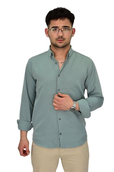 DYNAMO Men's Sports Shirt Regular Fit 9601 Bgl-St04412