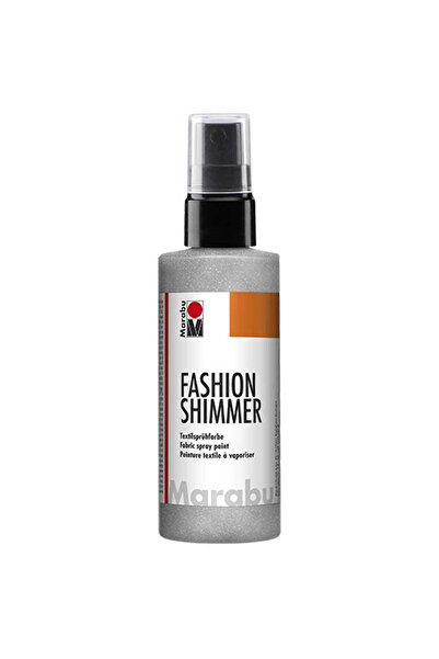 Marabu Fashion Spray Shimmer 100ml Silver