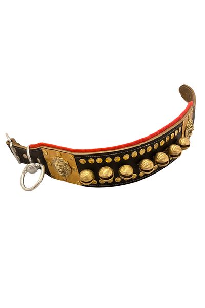 Sürmeli Tasma Kangal Dog Collar Genuine Leather Ultra Sturdy with 7 Bells 1St Grade