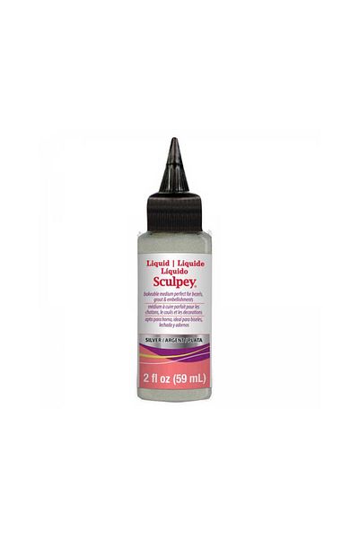 Sculpey Liquid Sculpy Polymer Clay Silver 59ml
