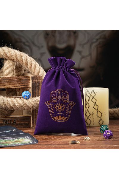 Choice Large 14x22cm B 1pc 14x22cm Large Size Velvet Moon Phase Tarots Cards Storage Bag Jewelry Pouch Trav