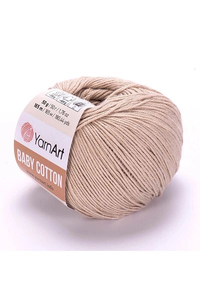 Yarnart Baby Cotton - Baby Hand Knitting Νήμα Dark Cream-403