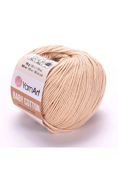 Yarnart Baby Cotton - Baby Hand Knitting νήμα ανοιχτό μπεζ-404