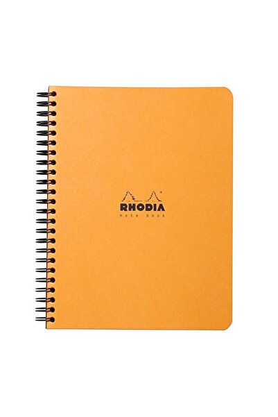 Rhodia A5 Noktalı Turuncu Kapak Spiralli Defter