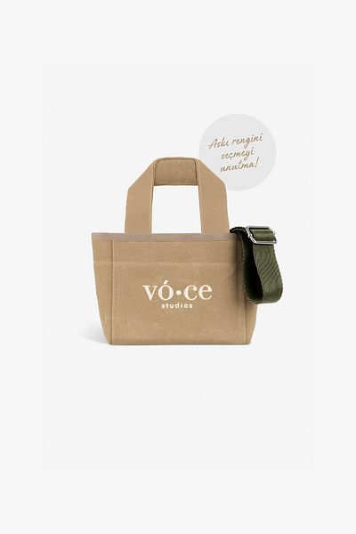 voce studios Canvas Mustard Mini Bag