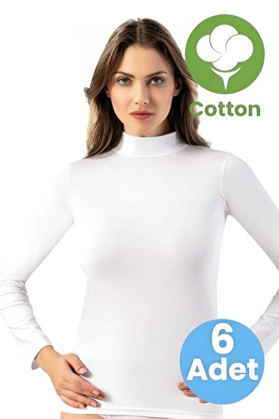 Uniquetrenders Жіночий 6-парений трико з довгими рукавами, з еластичною встав...