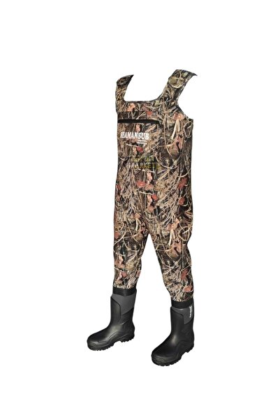 Seamansub 1200 Tinsulate Yeni Nesil Çizmeli 5mm Neopren Tulum Çizme - 43