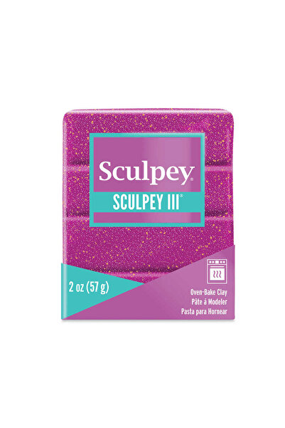 Sculpey Iıı Polimer Kil Violet Glitter 57gr