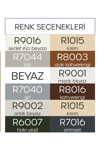 Stella Su Bazlı Kokusuz Panel Kapı Boyası Inci Beyazı - R9016