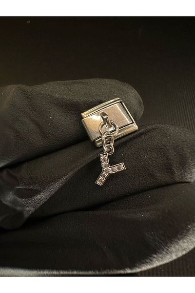 Mutenaura Stainless Steel Nomination Charm/ Letters
