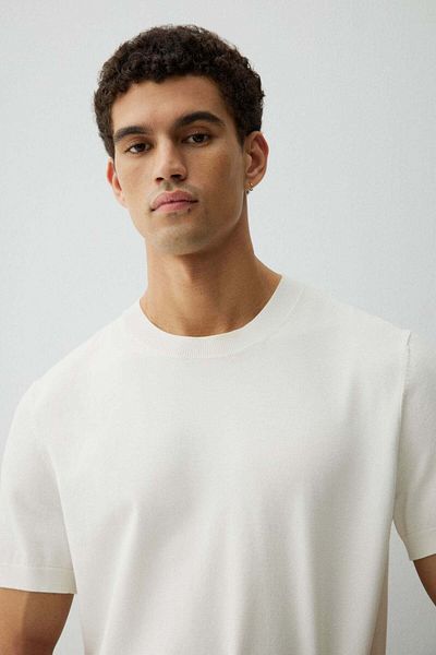 H&M Slim Fit Fine-knit T-shirt
