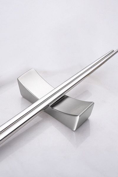 Chavin Steel Silver Chopstick Spoon Fork Stand Steel Chopstick Holder Mt151By