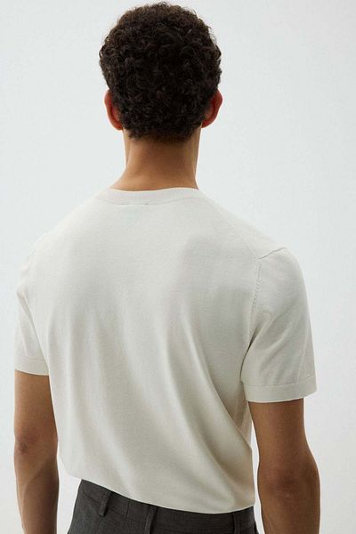 H&M Slim Fit Fine-knit T-shirt